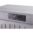 AFI Nantucket Solid Hardwood Side Table with USB Charger Set of 2 Driftwood