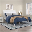 Portland Queen Solid Wood Platform Bed in White