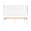 Portland Queen Solid Wood Platform Bed in White