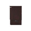 Nantucket Full Wood Murphy Bed Chest w/Mattress and Built-in Charger in Espresso