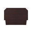 Nantucket Full Wood Murphy Bed Chest w/Mattress and Built-in Charger in Espresso