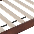 AFI Cambridge Mid-Century Solid Wood Twin Daybed with Curved Backboard in Walnut
