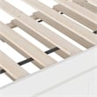 AFI Cambridge Mid-Century Solid Wood Daybed with Twin Trundle in White