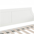 AFI Cambridge Mid-Century Solid Wood Twin Daybed with Set of 2 Drawers in White