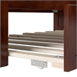 AFI Cambridge Mid-Century Solid Wood Twin Daybed with Set of 2 Drawers in Walnut