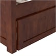 AFI Cambridge Mid-Century Solid Wood Twin Daybed with Set of 2 Drawers in Walnut