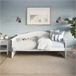 AFI Nantucket Mid-Century Modern Solid Wood Twin Daybed in White