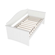 AFI Nantucket Mid-Century Modern Solid Wood Twin Daybed in White