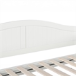 AFI Nantucket Mid-Century Modern Solid Wood Twin Daybed in White