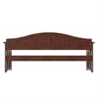 AFI Nantucket Mid-Century Solid Wood Twin Daybed in Walnut