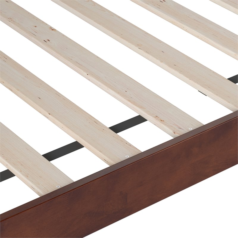 AFI Nantucket Mid-Century Solid Wood Twin Daybed in Walnut