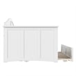 AFI Nantucket Mid-Century Solid Wood Twin Daybed with Trundle in White