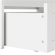 AFI Nantucket Mid-Century Solid Wood Twin Daybed with Set of 2 Drawers in White