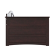 AFI Acadia Mid-Century Solid Wood Twin Daybed with Back Board in Espresso