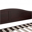 AFI Acadia Mid-Century Solid Wood Daybed with Twin Trundle in Espresso