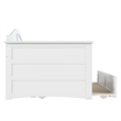 AFI Acadia Mid-Century Solid Wood Daybed with Twin Trundle in White