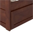 AFI Acadia Mid-Century Solid Wood Daybed with Twin Trundle in Walnut
