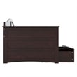 AFI Acadia Mid-Century Solid Wood Twin Daybed with Set of 2 Drawers in Espresso