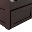 AFI Acadia Mid-Century Solid Wood Twin Daybed with Set of 2 Drawers in Espresso
