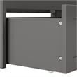 AFI Nantucket Mid-Century Solid Wood Twin Daybed with Set of 2 Drawers in Gray
