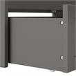 AFI Acadia Mid-Century Solid Wood Twin Daybed with Set of 2 Drawers in Gray