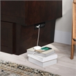 AFI Chelsea Queen Solid Wood Murphy Bed Chest with Mattress in Espresso