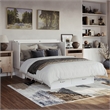 AFI Chelsea Queen Solid Wood Murphy Bed Chest with Mattress in White