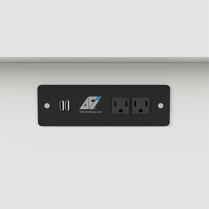 AFI Chelsea Queen Solid Wood Murphy Bed Chest with Mattress in White