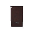 AFI Sydney Queen Solid Wood Murphy Bed Chest with Mattress in Espresso