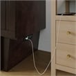 AFI Sydney Queen Solid Wood Murphy Bed Chest with Mattress in Espresso