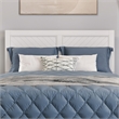 AFI Canyon Full Solid Wood Platform Bed with Footboard & Full Trundle in White