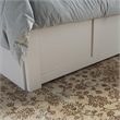 AFI Canyon Twin XL Wood Platform Bed with Footboard & Set of 2 Drawers in White