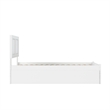 AFI Canyon Twin XL Wood Platform Bed with Footboard & Set of 2 Drawers in White