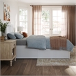 AFI Canyon Twin Wood Storage Platform Bed with Footboard & 2 Drawers in White