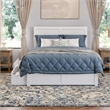 AFI Canyon Full Wood Platform Bed with Footboard & 2 Storage Drawers in White
