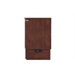 AFI Sydney Twin Solid Wood Murphy Bed Chest with Mattress in Walnut