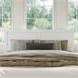 Canyon King Wood Platform Bed with Matching Footboard & Twin XL Trundle in White