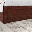 Canyon King Wood Platform Bed with Matching Footboard & Trundle in Walnut