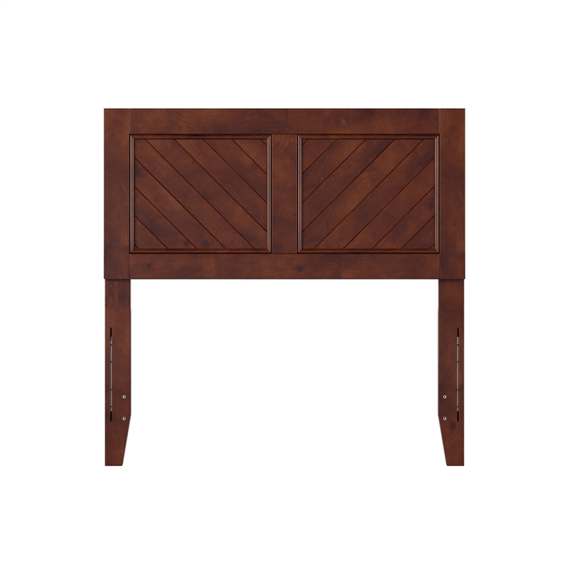 Canyon Twin Wood Headboard in Walnut