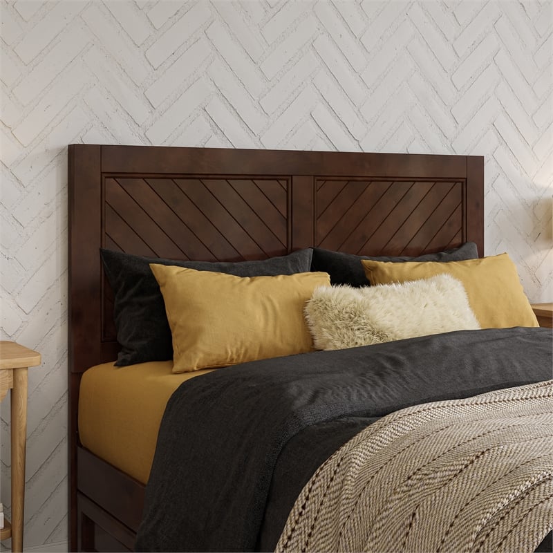 Canyon Full Wood Headboard in Walnut