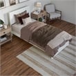 Canyon Twin XL Foundation Bed Frame with Matching Footboard in White