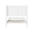 Canyon Twin XL Foundation Bed Frame with Matching Footboard in White