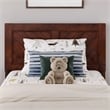 Canyon Full Wood Platform Bed with Matching Footboard & Twin Trundle in Walnut