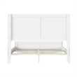 Canyon Full Foundation Bed Frame with Matching Footboard in White