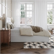 Canyon Full Wood Platform Bed with Matching Footboard & Full Trundle in White