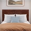 Canyon Full Wood Platform Bed with Matching Footboard & Full Trundle in Walnut