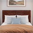 Canyon Full Storage Wood Platform Bed with Matching Footboard in Walnut