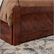 Canyon Full Storage Wood Platform Bed with Matching Footboard in Walnut