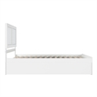 Canyon Queen Wood Platform Bed with Matching Footboard & Trundle in White