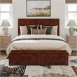 Canyon Queen Wood Platform Bed with Matching Footboard & Trundle in Walnut